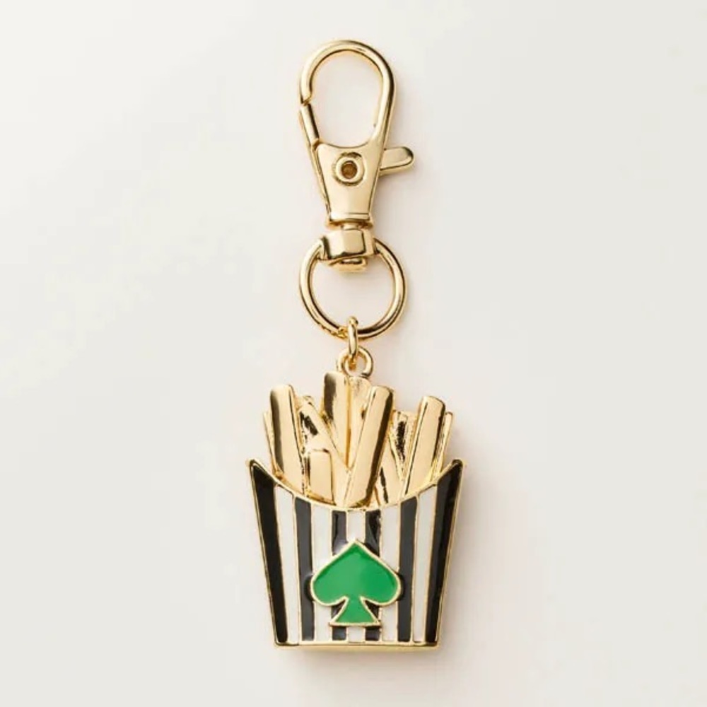 NWT Kate Spade x Target Fries Keychain / Bag Charm